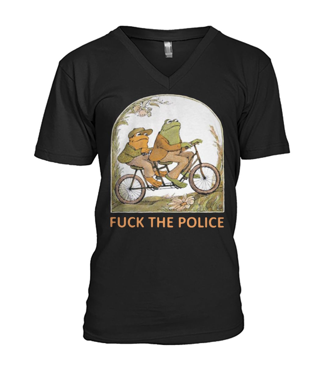 Frog and toad fuck the police mens v-neck