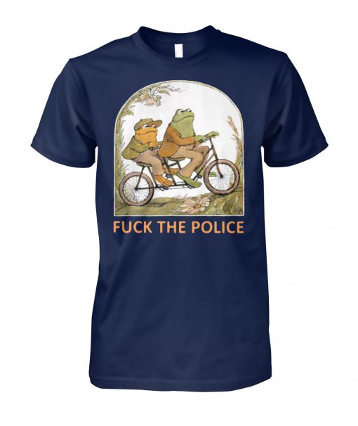 Frog and toad fuck the police unisex cotton tee