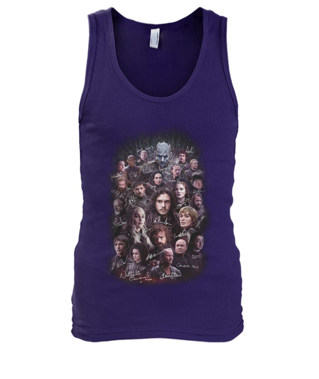 Game of Thrones all characters signature men's tank top