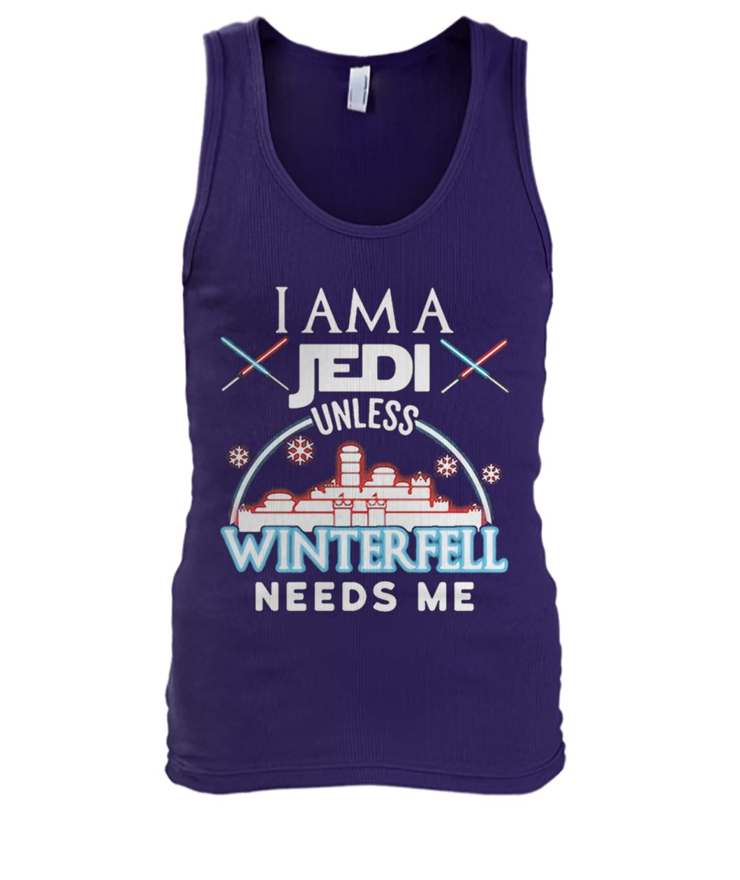 Game of thrones I am a jedi unless winterfell needs me men's tank top