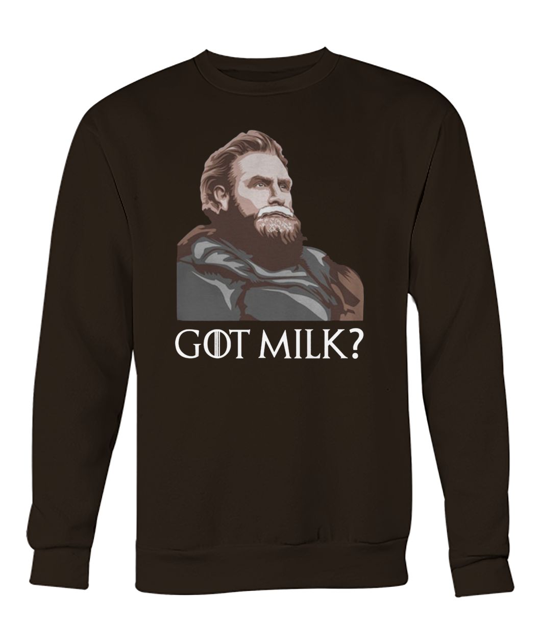 Game of thrones Jon snow got milk crew neck sweatshirt
