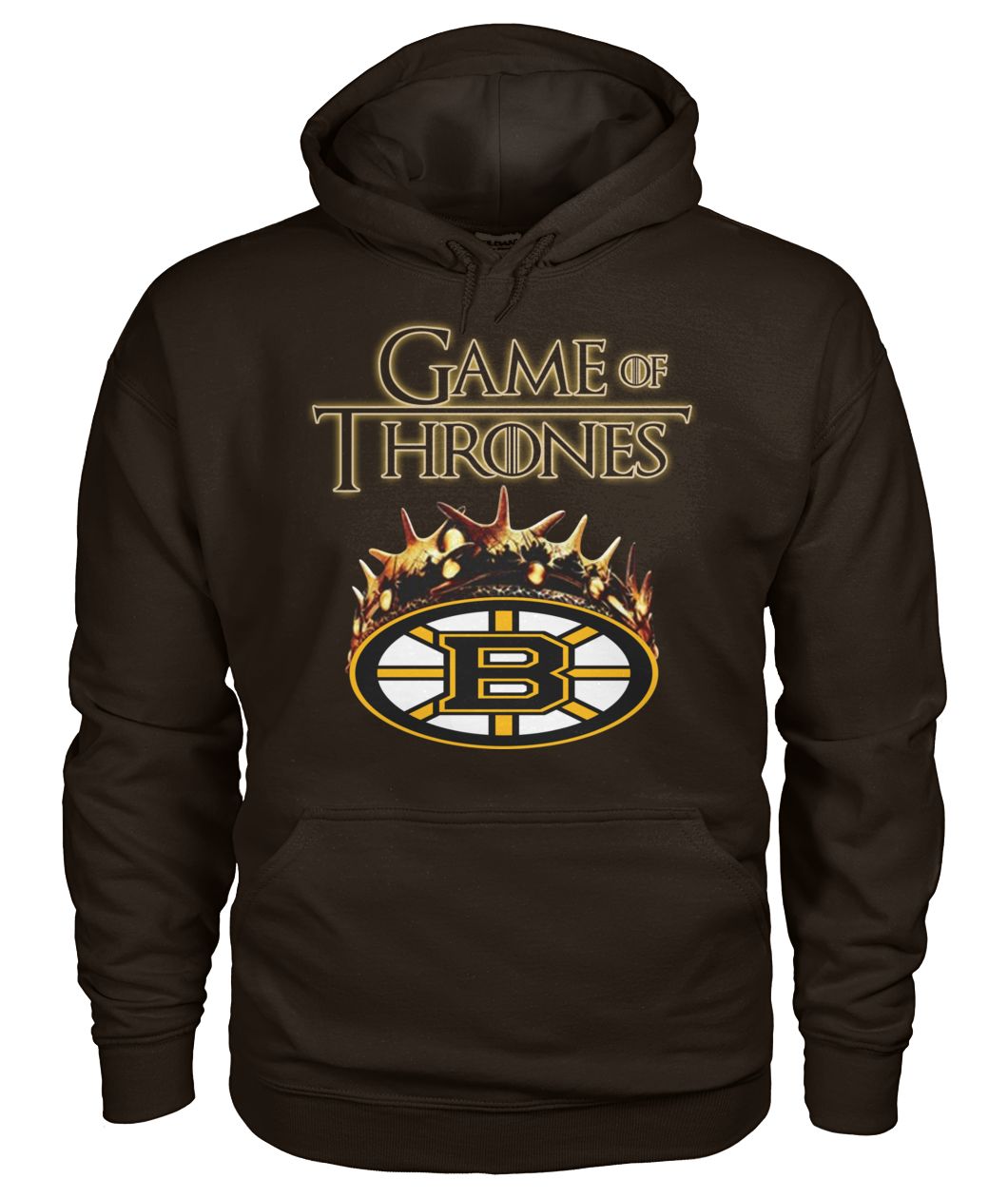 Game of thrones crown boston bruins gildan hoodie
