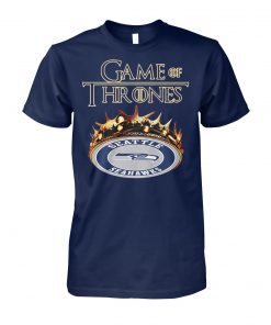 Game of thrones crown seattle seahawks unisex cotton tee