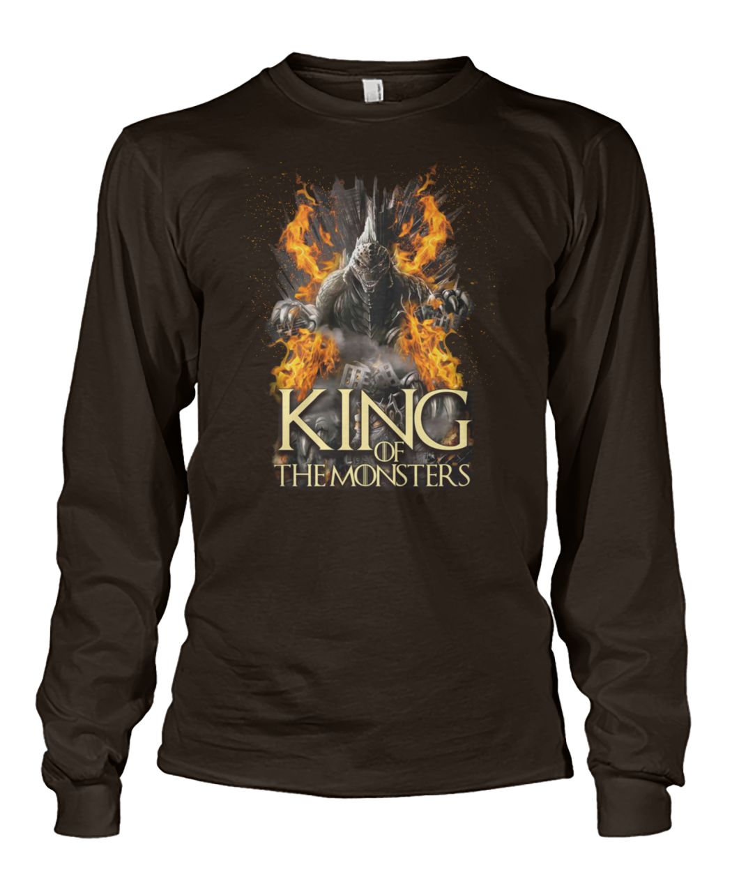 Game of thrones godzilla king of the monsters unisex long sleeve