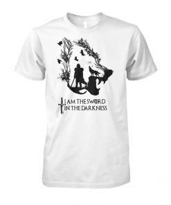Game of thrones jon snow I am the sword in the darkness unisex cotton tee