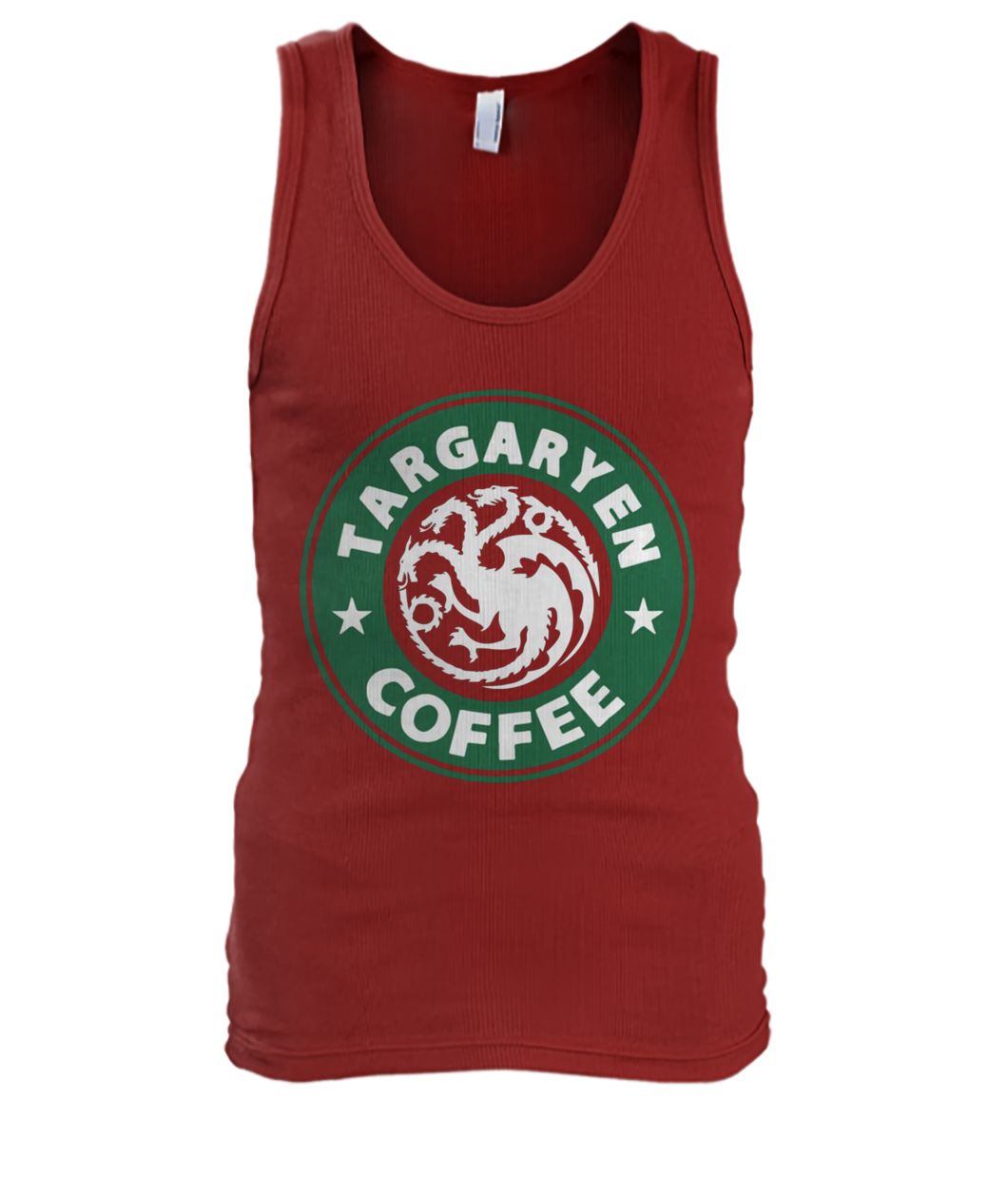 Game of thrones khaleesi targaryen dragons starbucks coffee men's tank top
