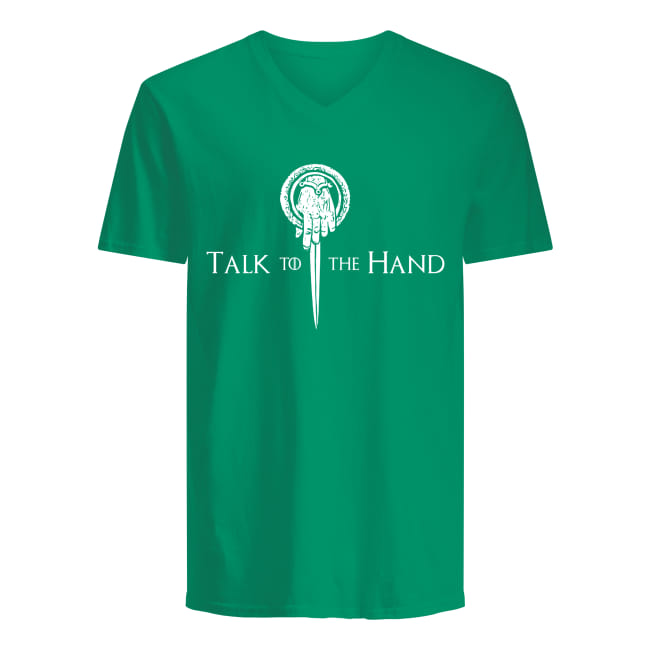 Game of thrones talk to the hand tyrion lannister guy v-neck