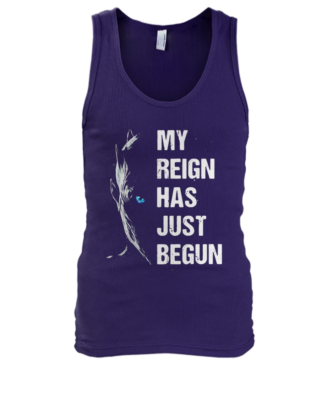 Game of thrones white walker the night king my reign has just begun men's tank top
