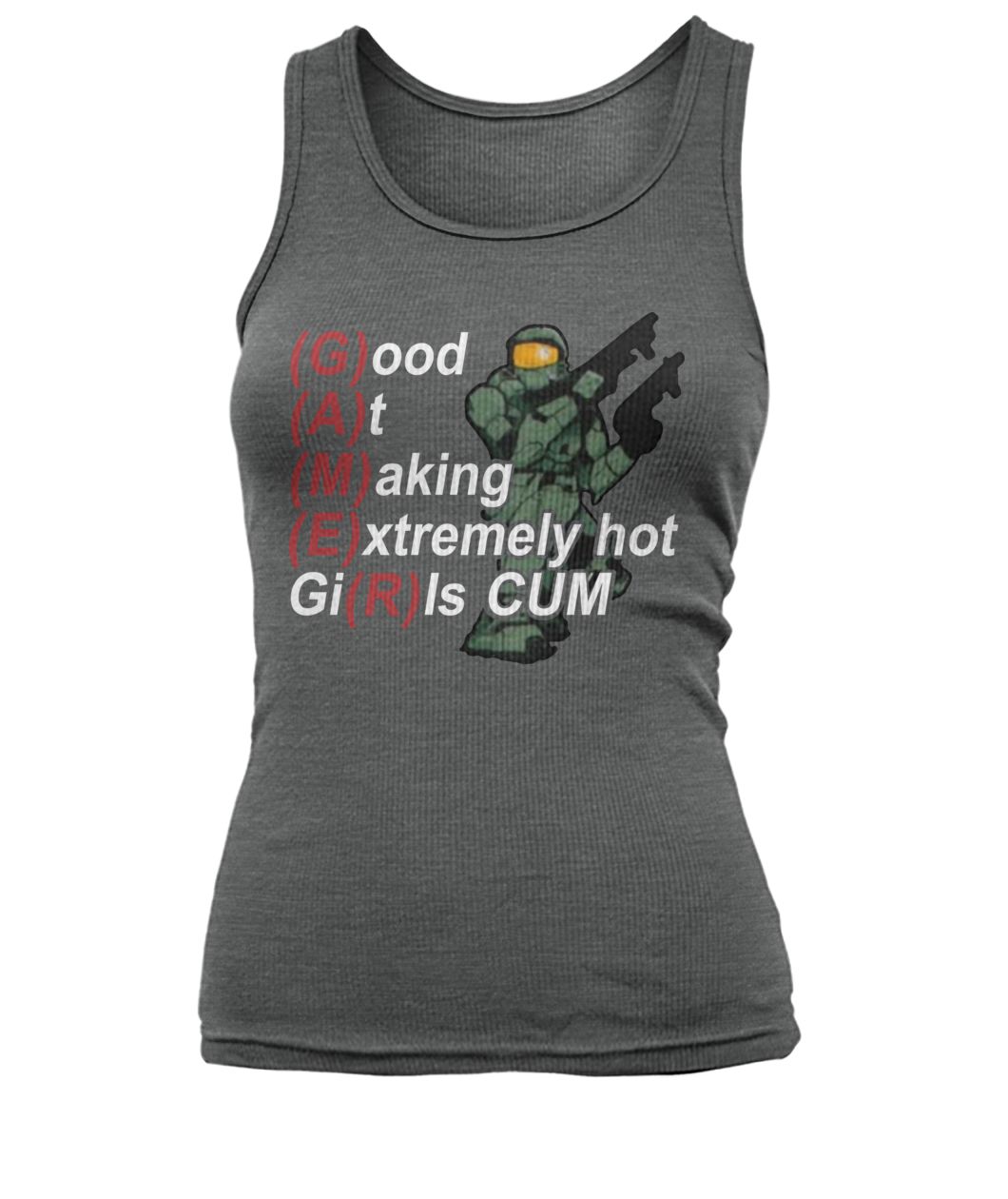 Gamer good at making extremely hot girls cum women's tank top