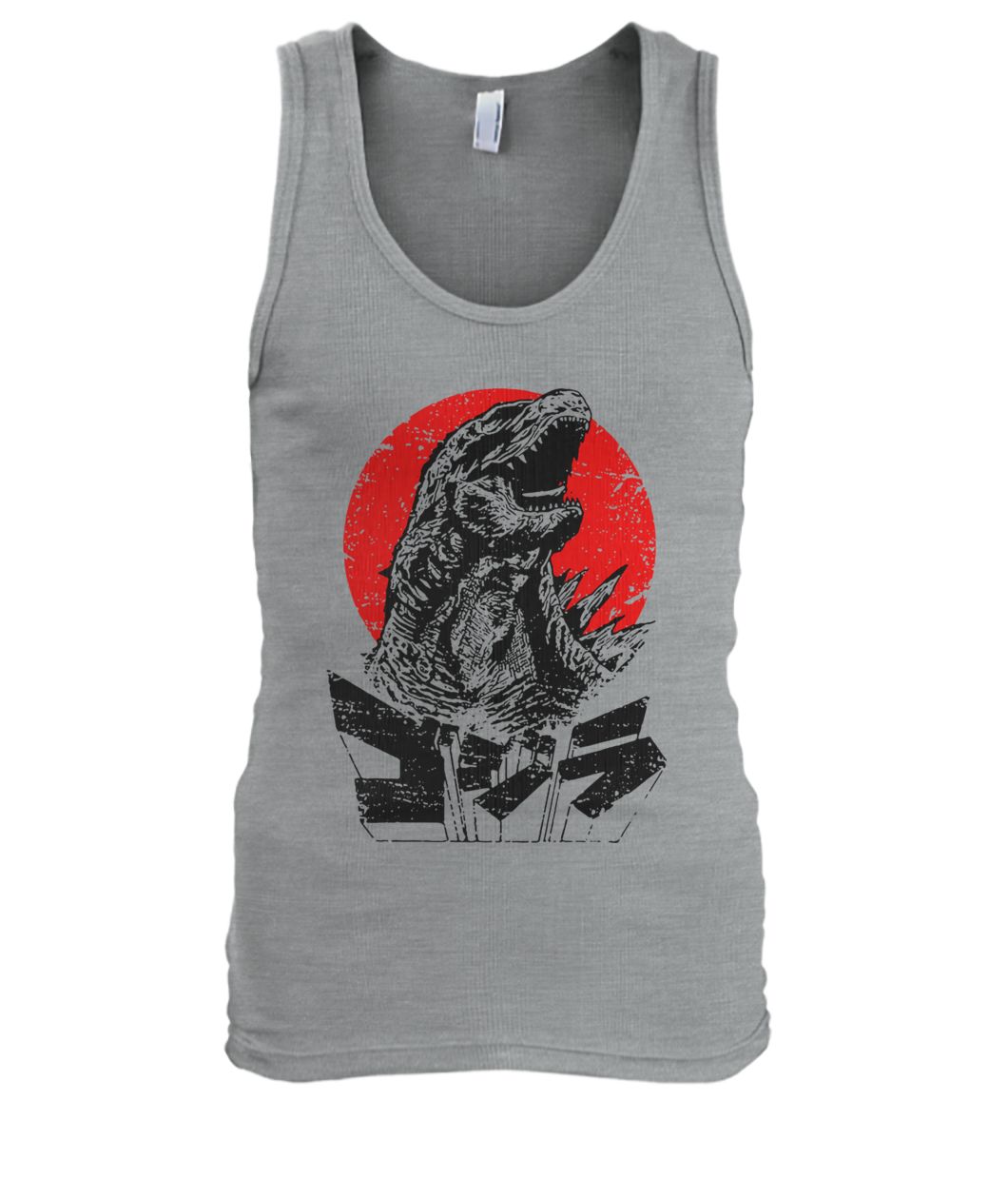 Godzilla king of the monsters men's tank top