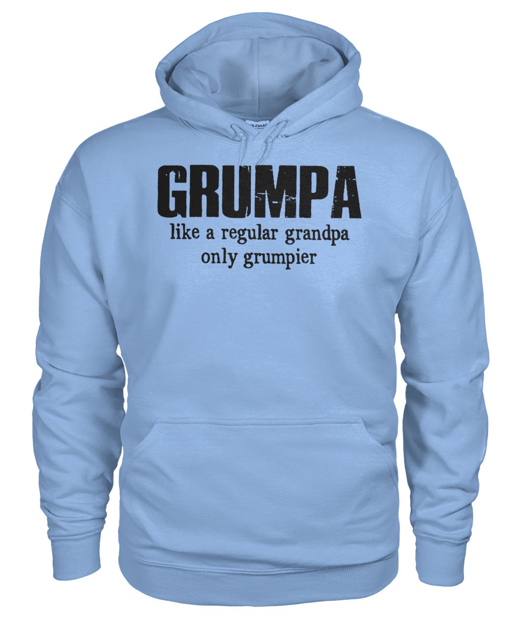 Grumpa like a regular grandpa only grumpier gildan hoodie