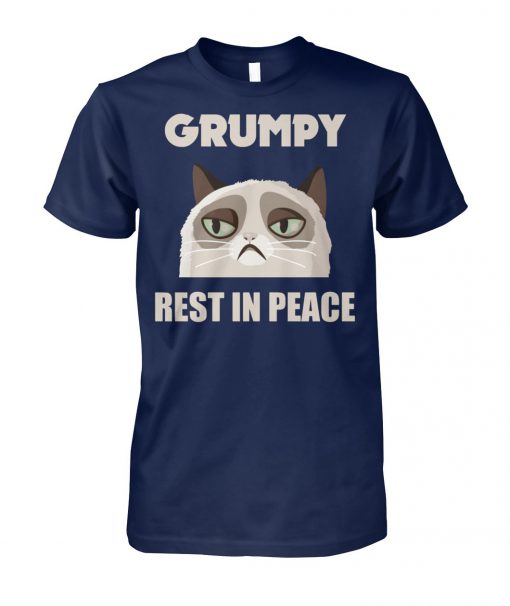 Grumpy cat rest in peace unisex cotton tee