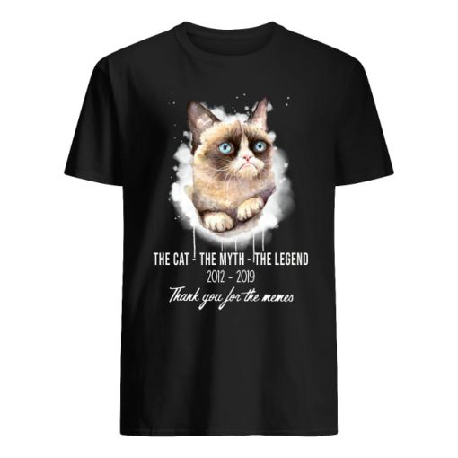 Grumpy cat the cat the myth the legend 2012-2019 guy shirt