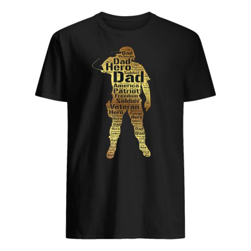 Handsome hero veteran dad guy shirt