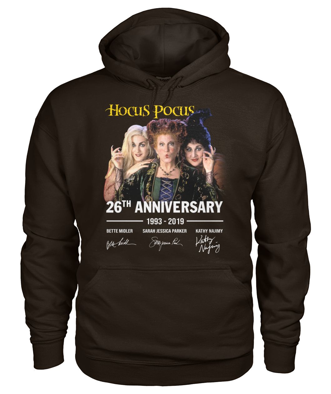 Hocus pocus 26th anniversary 1993 2019 signature gildan hoodie