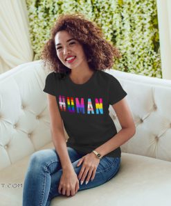 Human flag LGBT gay pride month transgender shirt