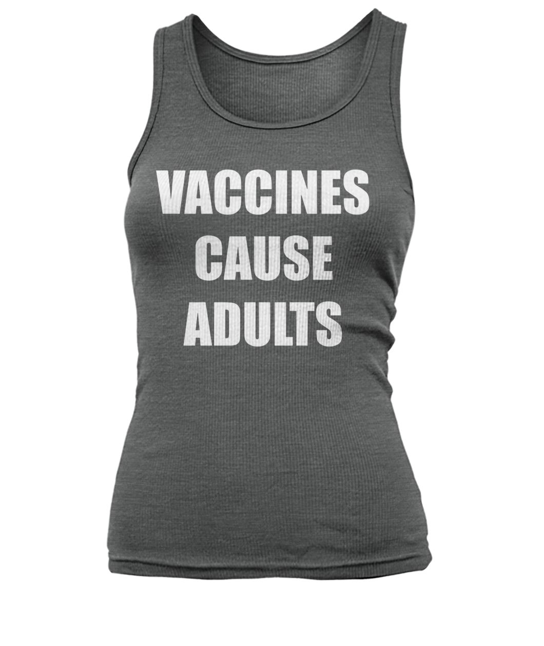 Justin trudeau vaccines cause adults women's tank top