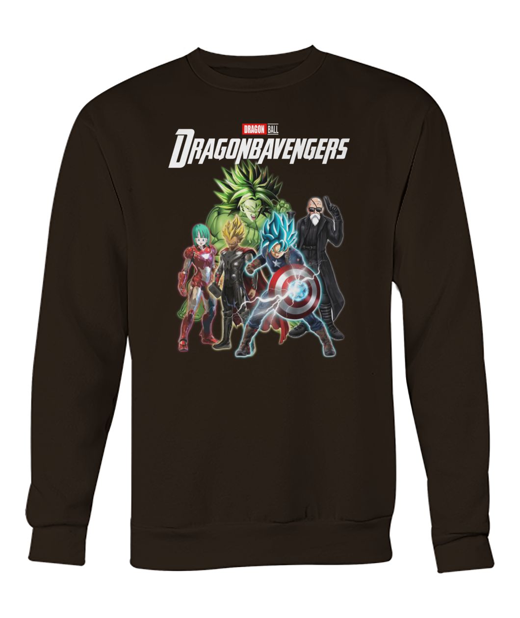 Marvel avengers endgame dragon ball dragonbavengers crew neck sweatshirt