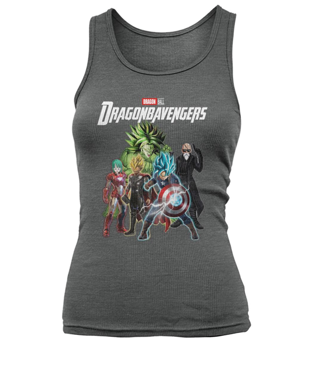 Marvel avengers endgame dragon ball dragonbavengers women's tank top