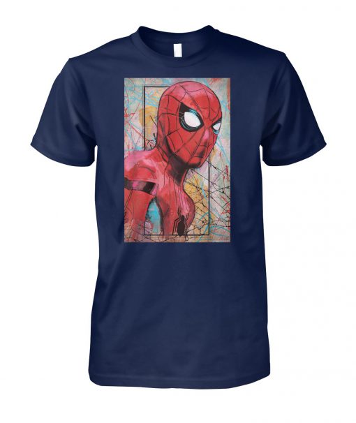 Marvel spider-man far from home poster unisex cotton tee