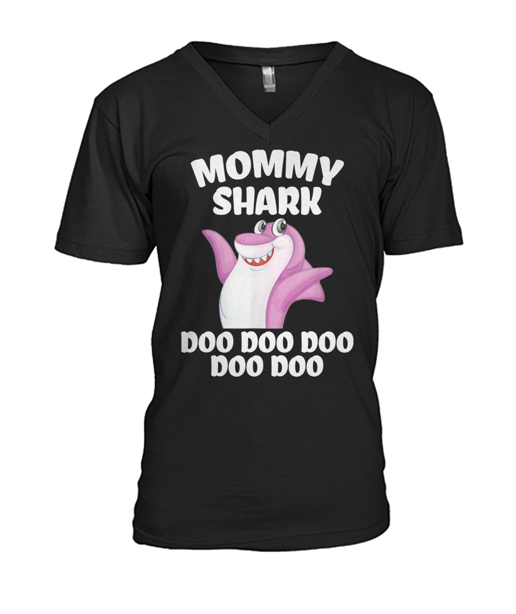Mommy shark doo doo doo mother's day mens v-neck