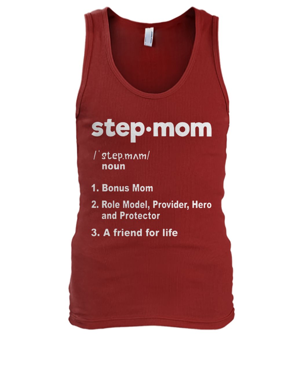Mother's day step mom definition men's tank top