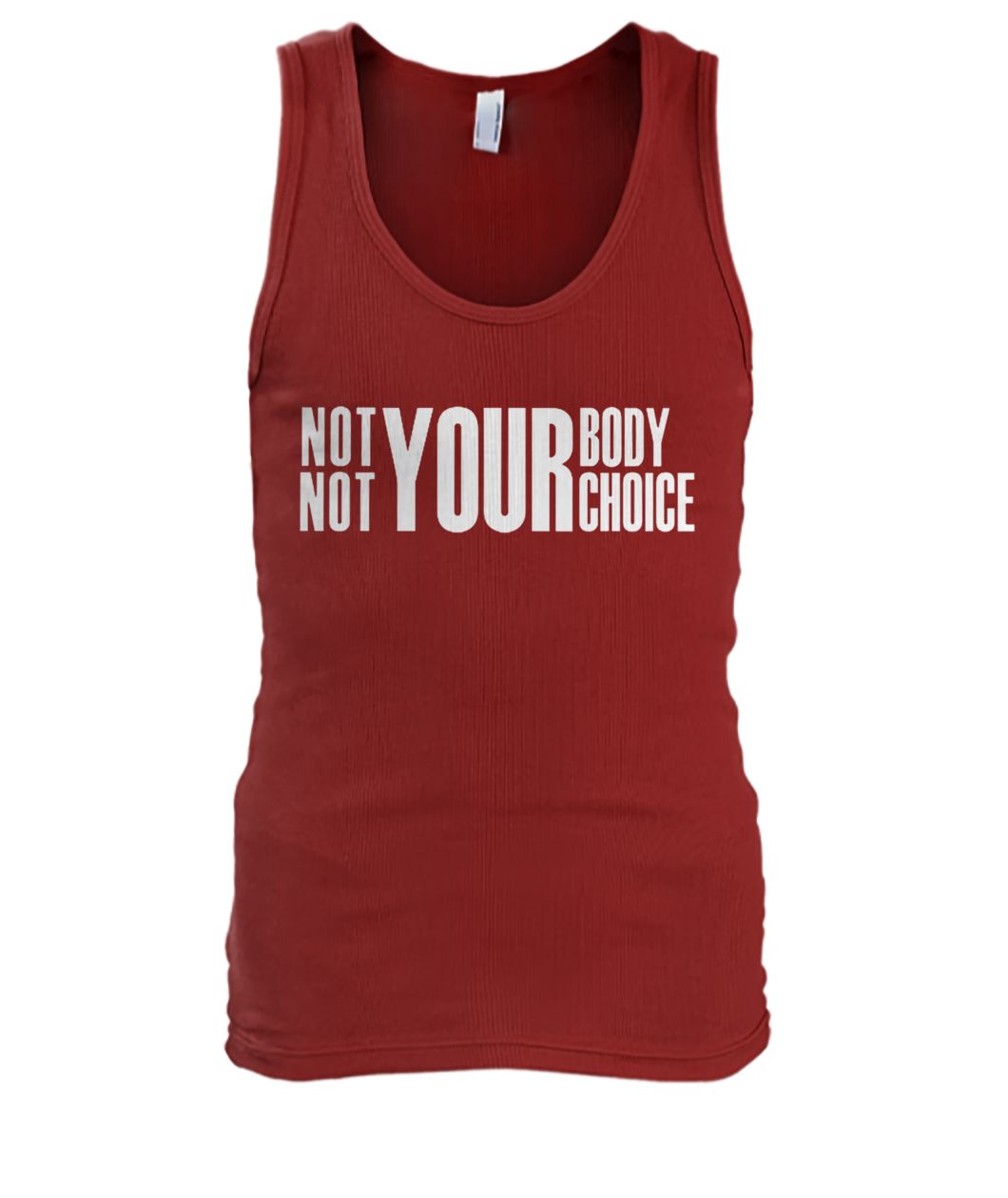 Not your body not your choice men's tank top
