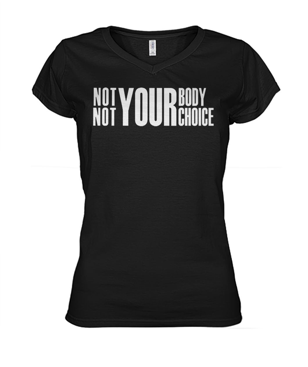 Not your body not your choice women's v-neck