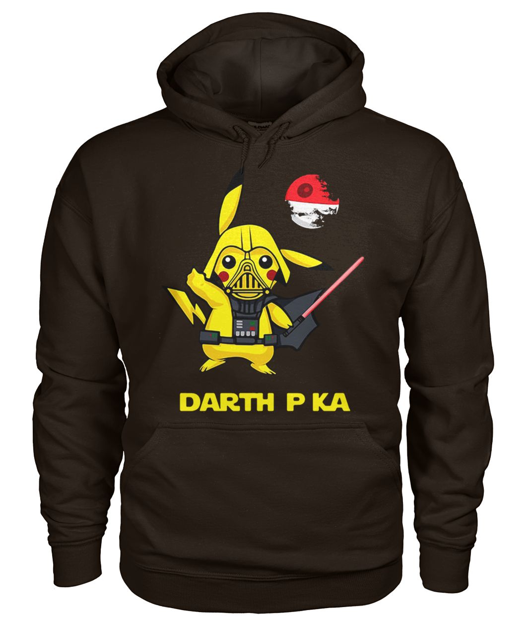 Pikachu cosplay darth vader star wars gildan hoodie
