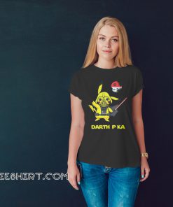 Pikachu cosplay darth vader star wars shirt