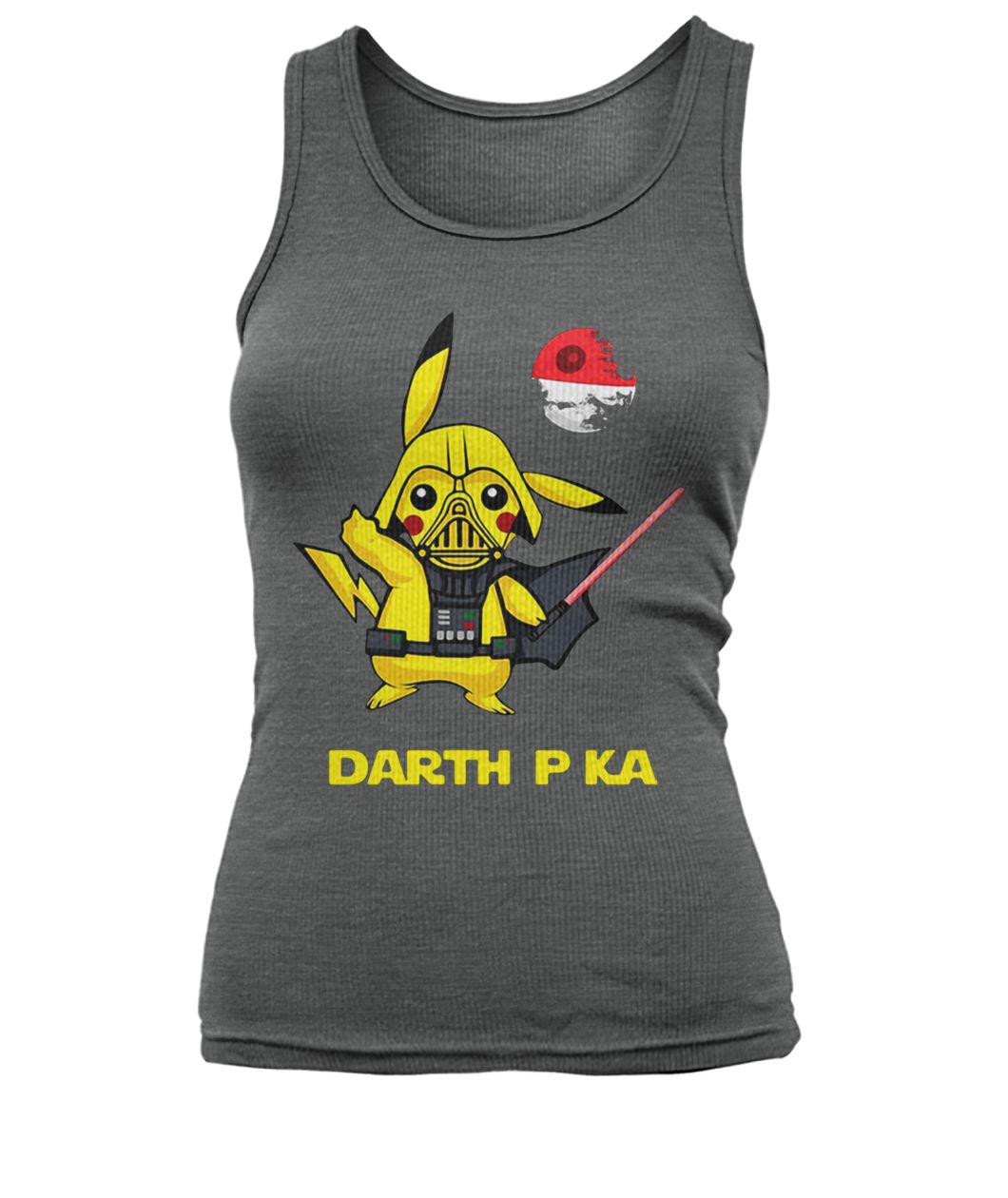 Pikachu cosplay darth vader star wars women's tank top