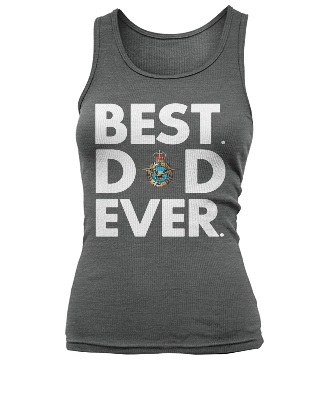 Royal air force best dad ever women's tank top