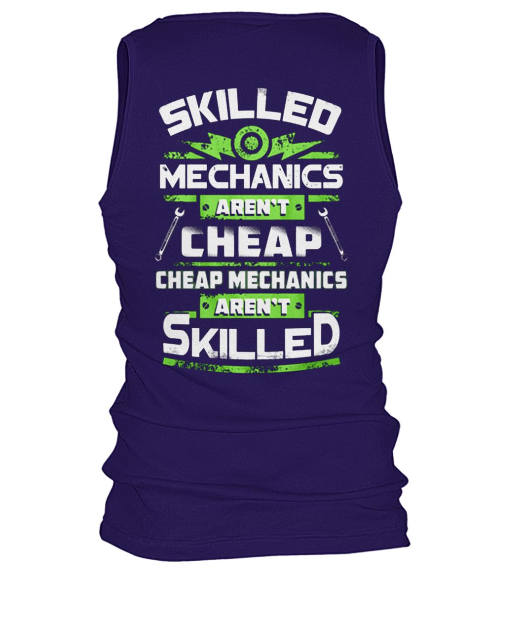 Skilled mechanics aren't cheap cheap mechanics aren't skilled men's tank top