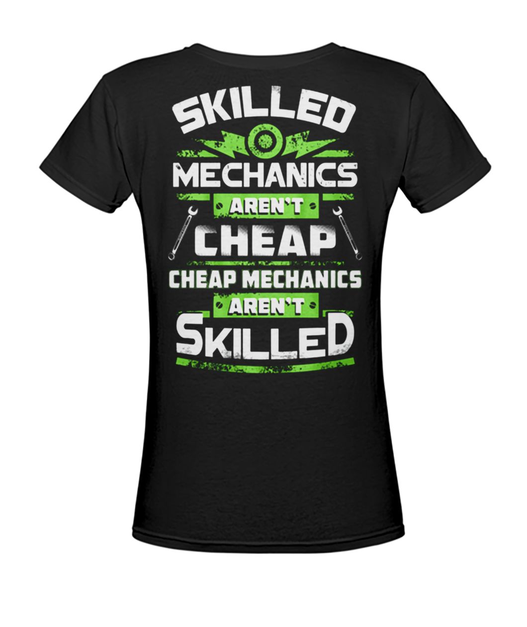 Skilled mechanics aren't cheap cheap mechanics aren't skilled women's v-neck