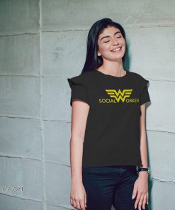Social worker wonder woman shirt