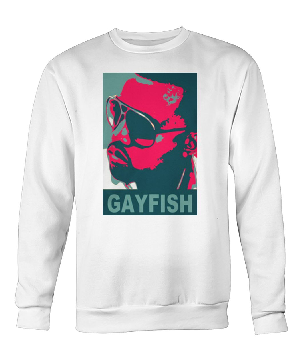 South park kanye west is a gay fish crew neck sweatshirt