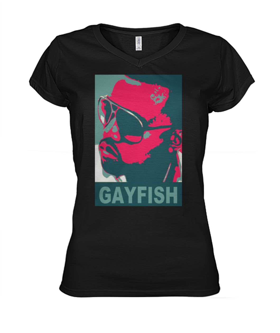 South park kanye west is a gay fish women's v-neck