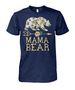 Sunflower mama bear unisex cotton tee