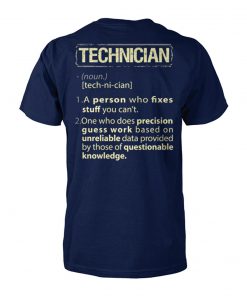 Technician definition unisex cotton tee
