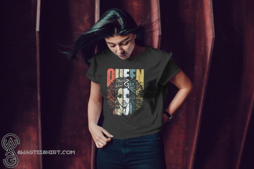 Vintage african american educate strong black queen shirt