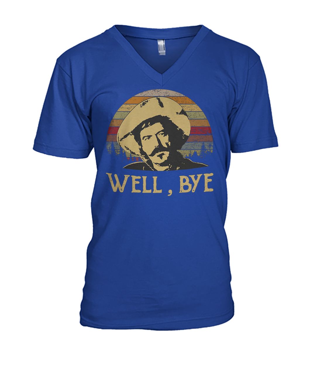 Vintage curly bill brocius tombstone well bye mens v-neck