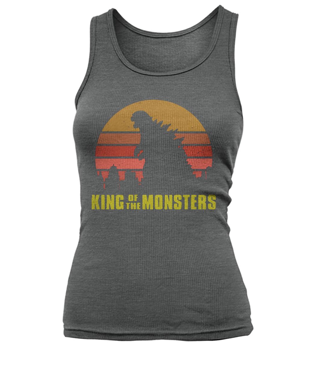 Vintage godzilla king of the monsters women's tank top