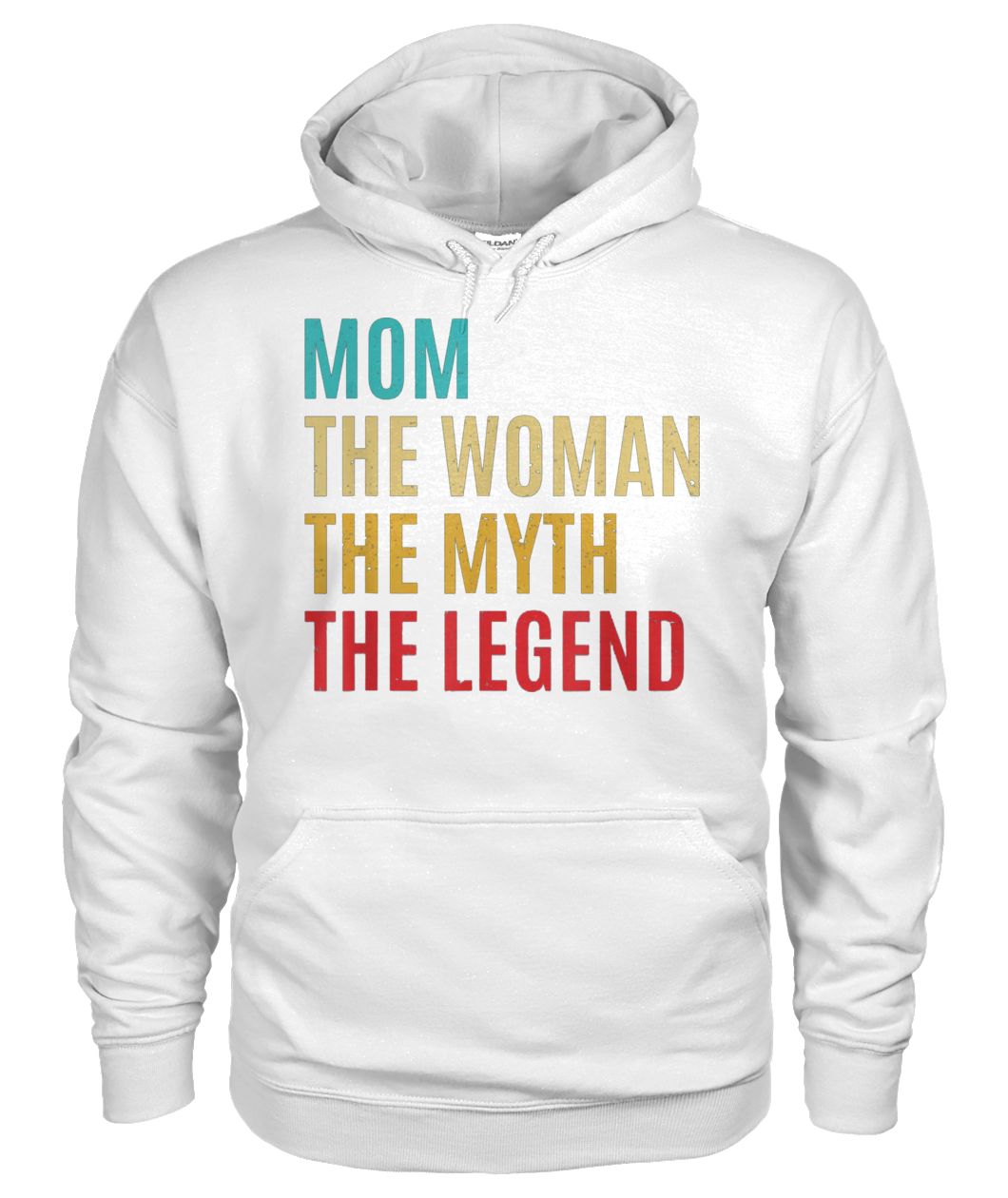 Vintage mom the woman the myth the legend mothers day gildan hoodie