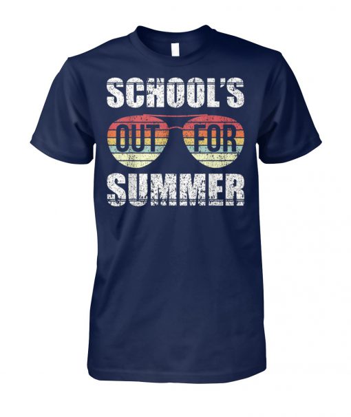Vintage school's out for the summer unisex cotton tee