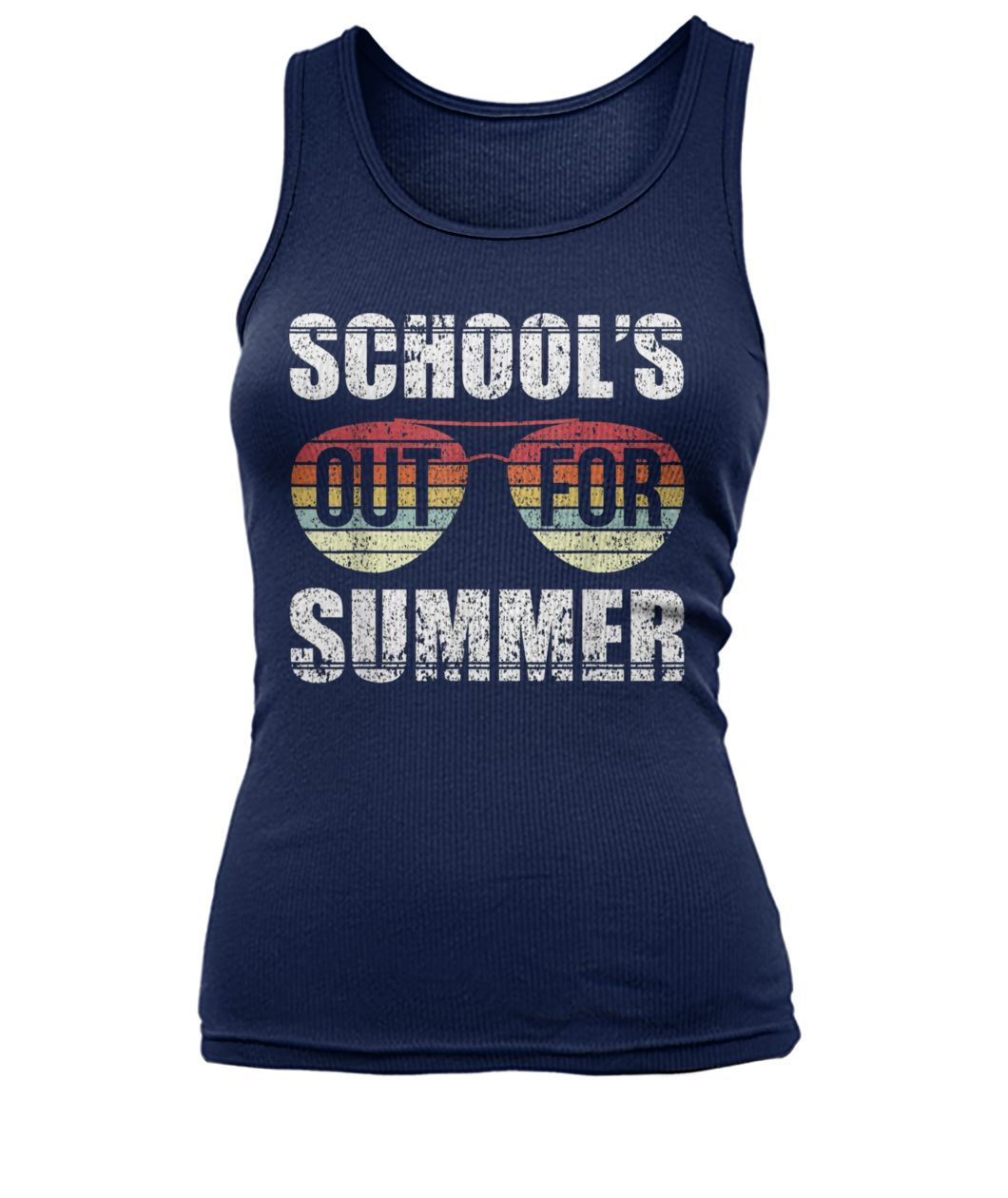 Vintage school's out for the summer women's tank top