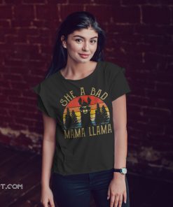 Vintage she's a bad mama llama shirt