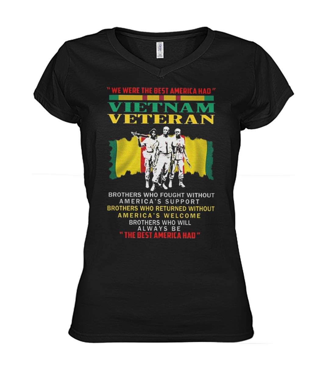 We were the best america had vietnam veteran women's v-neck