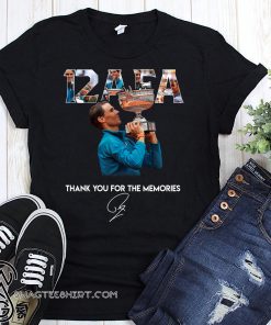 12 afa roland garros thank you for the memories signature shirt