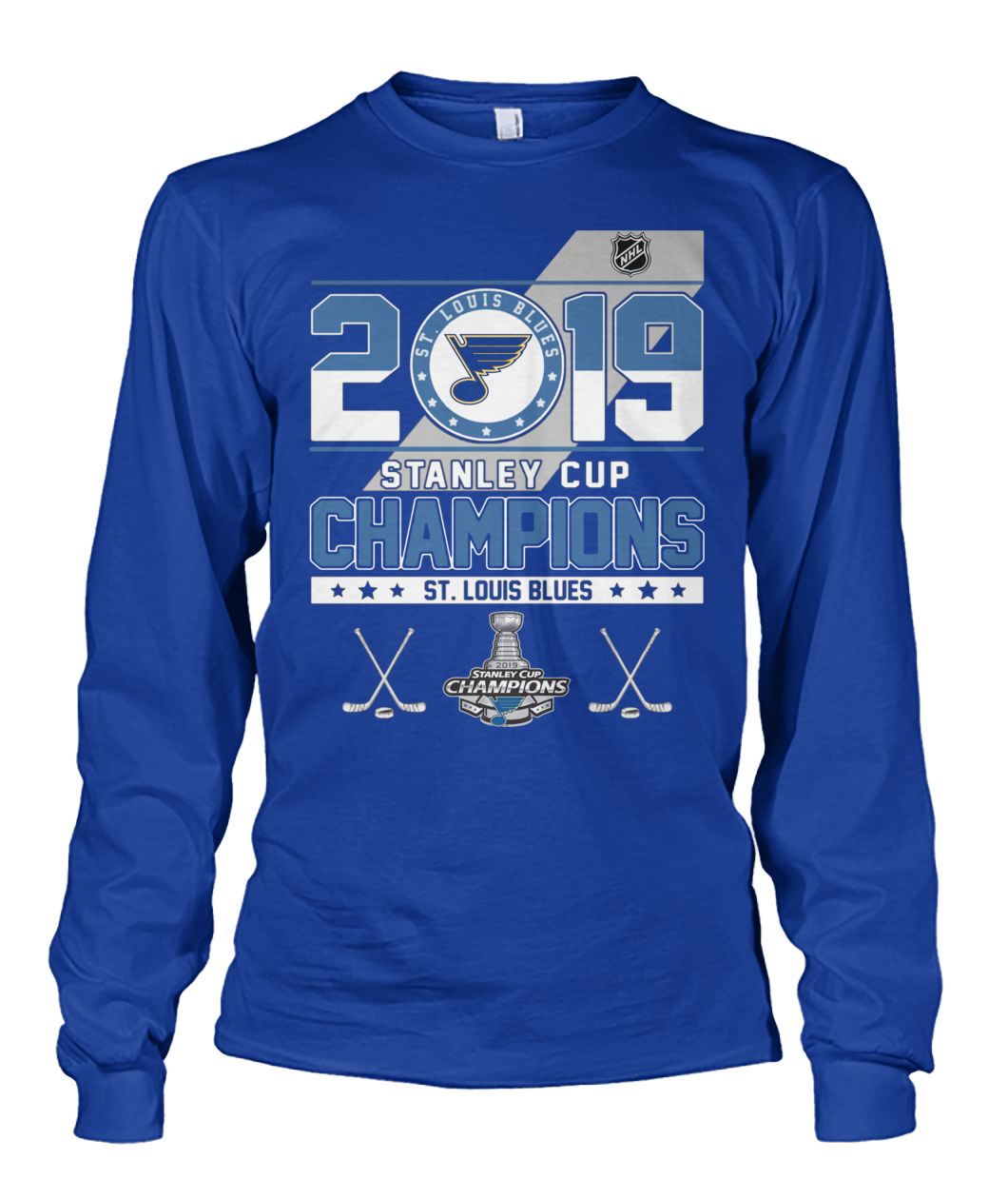 2019 st louis blues stanley cup champions unisex long sleeve