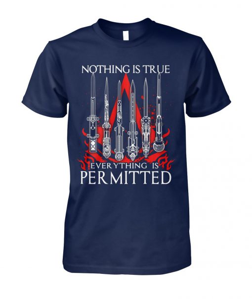 Assassin's creed nothing is true everything is permitted unisex cotton tee